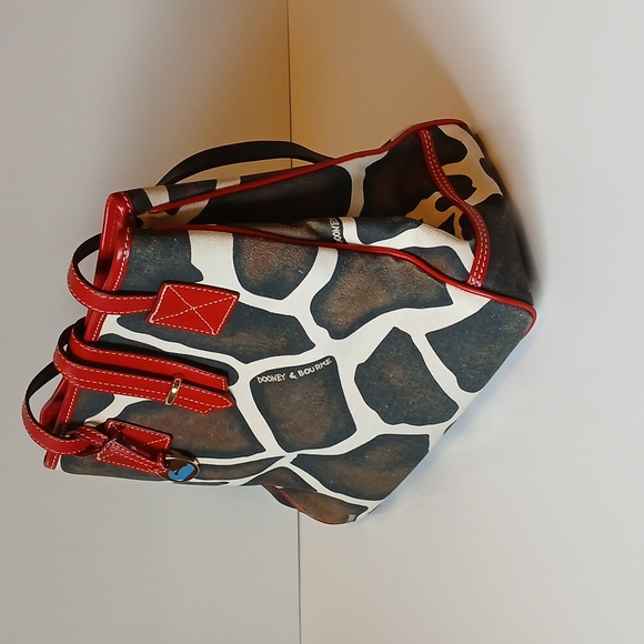 Dooney & Bourke Giraffe Print Tote Bag - Picture 2 of 16